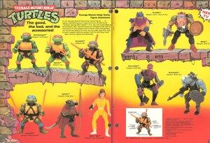 Lot De 4 Figurines Tortues Ninja (TMNT) Playmates Toys De 1988